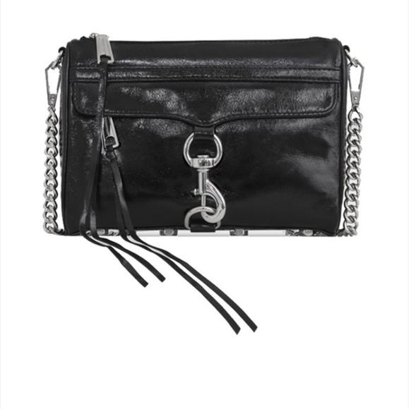 Rebecca Minkoff Handbags - ⭐️HostPic⭐️Rebecca Minkoff Mini M.A.C Crossbody Bag Black GOLD